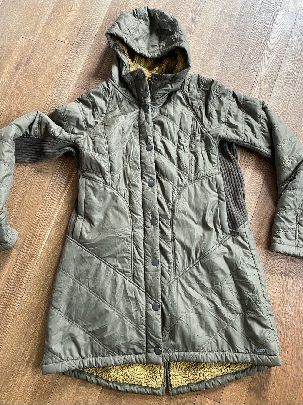 Prana Diva Long slate Green Jacket!